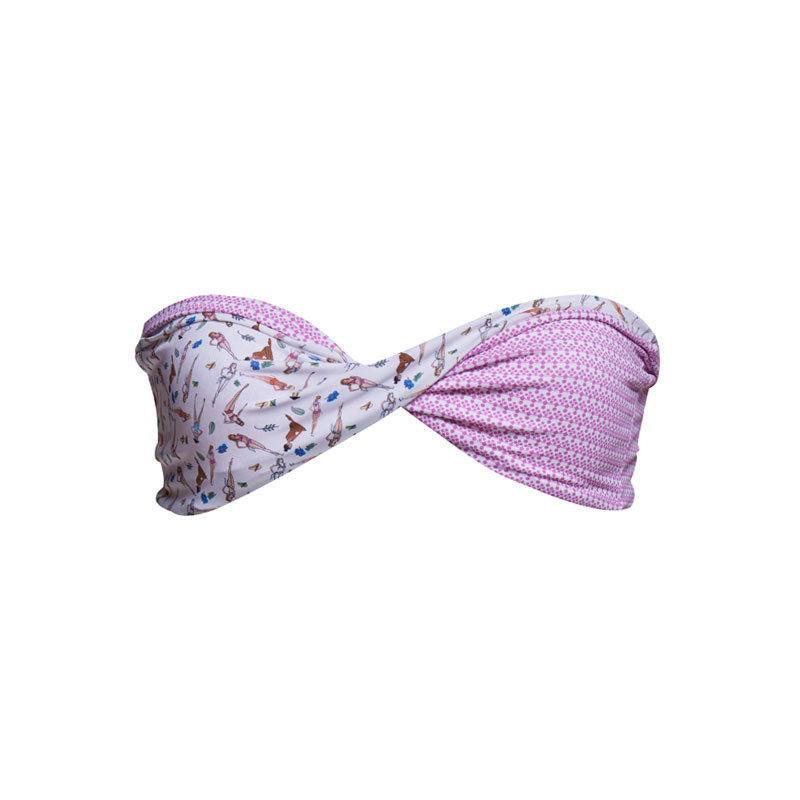 Lola CHANCE reversible bandeau top