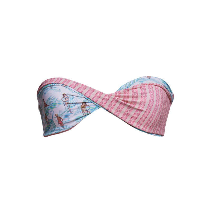 Lola GARDENIA reversible bandeau top