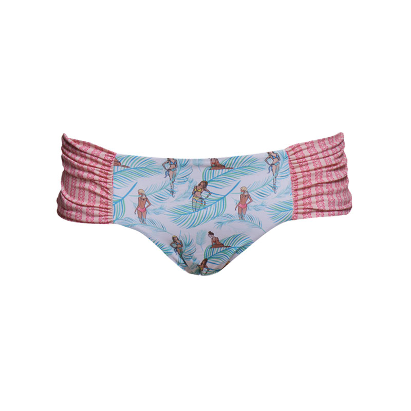 Lila GARDENIA ruched side bottom