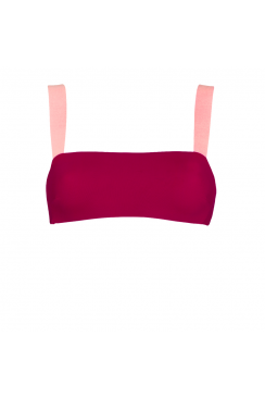 Haut bandeau Lina Burgundy