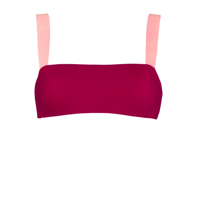 Lina Burgundy bandeau top