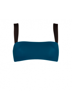 Lina Deep Blue bandeau top