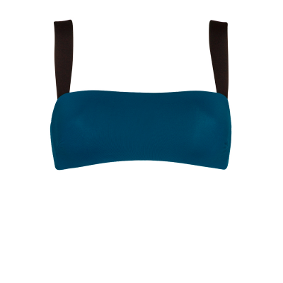 Lina Deep Blue bandeau top