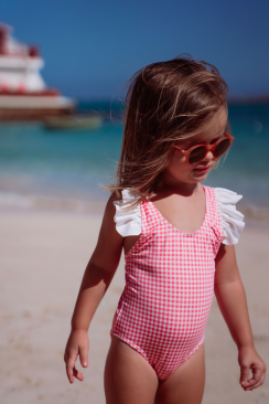 Felicia Gingham kids one piece