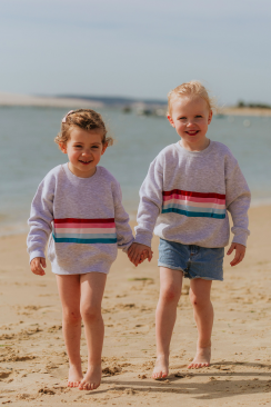Kids Rainbow Grey Sweatshirt
