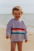 Kids Rainbow Grey Sweatshirt