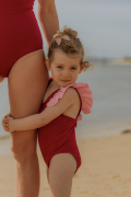 Felicia BURGUNDY kids one piece