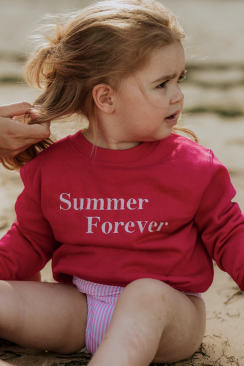 Kids Ava Bright Pink Sweatshirt