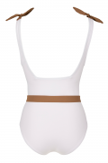 Alba White one piece