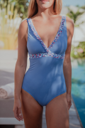 Isaure Poesy Blue one piece